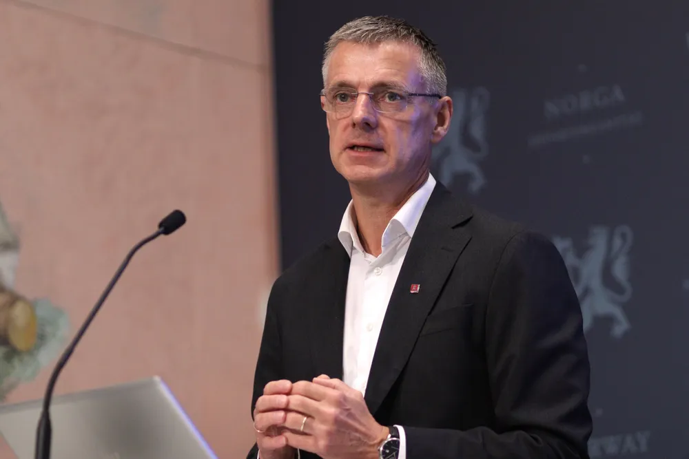 NVE-sjef Kjetil Lund under framleggelsen av konsekvensutredningen av havvind-områder i Norge.