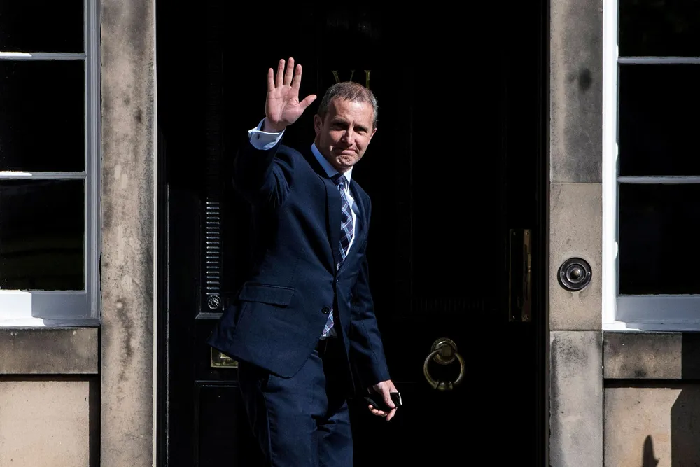 Fresh funding: Scotland’s Net Zero and Energy Secretary, Michael Matheson