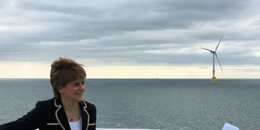 Scottish First Minister Nicola Sturgeon opens the EOWDC.