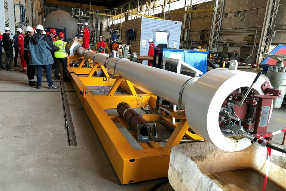 Launchpad: NOV demonstrates a full-scale SAPL prototype at its Midsund facility on Otroya, off Norway’s western coast