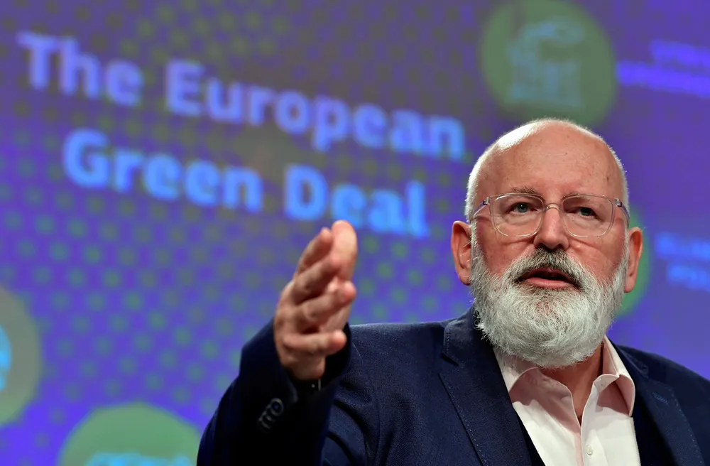 Support: European Commission Vice President Frans Timmermans
