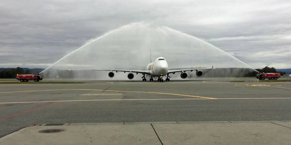 Dette Boeing 747-400-flyet skal doble DHLs kapasitet på flyfrakt av sjømat.