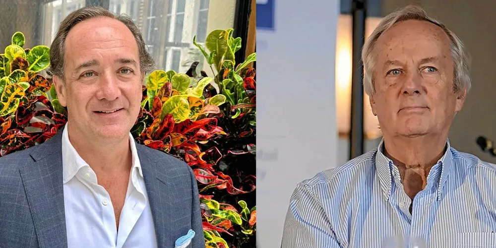 John Wobensmith (left) is chief executive of Genco Shipping & Trading. George Economou is founder of TMS Group.