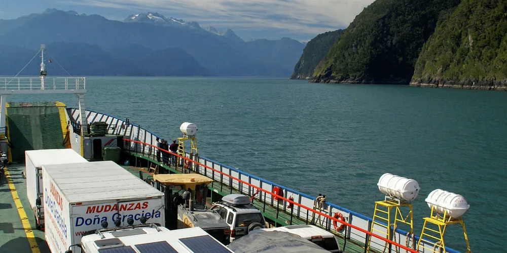Chiloe island ferry.