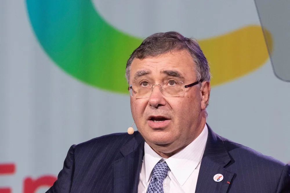 Patrick Pouyanne, chief executive of TotalEnergies, the operator of the Tyra project