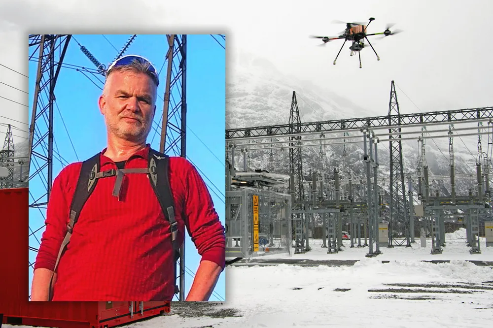 Daglig leder i Bergen Robotics, Nils Jacob Berland, spår at droner vil få en stadig viktigere rolle i inspeksjon av strømnettet fremover.