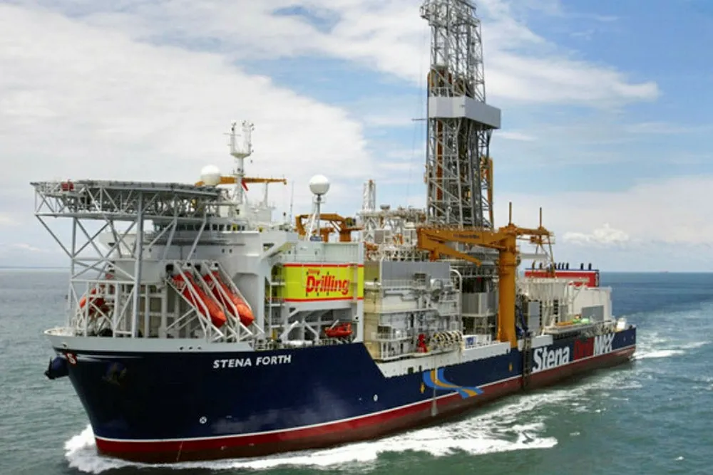 Stena Forth: drilling ahead at Joe-1 off Guyana