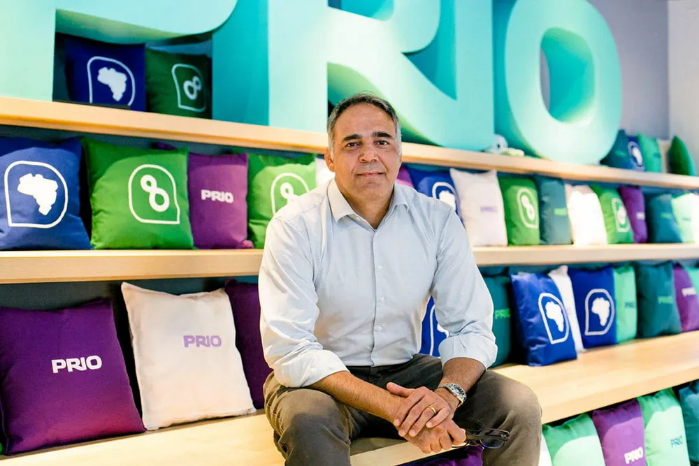 Feeling good: Prio chief executive Roberto Monteiro.