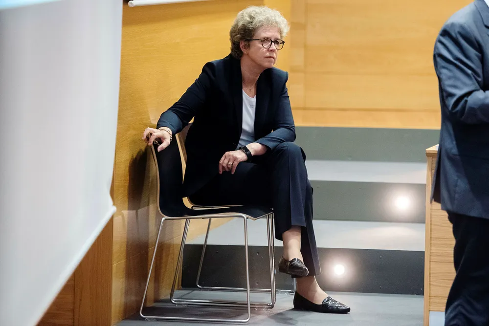 Onsdag kom Norsk Hydros nyeste resultater, for årets tre første måneder. Her er Hydro-toppsjef Hilde Merete Aasheim fotografert i juni i fjor.