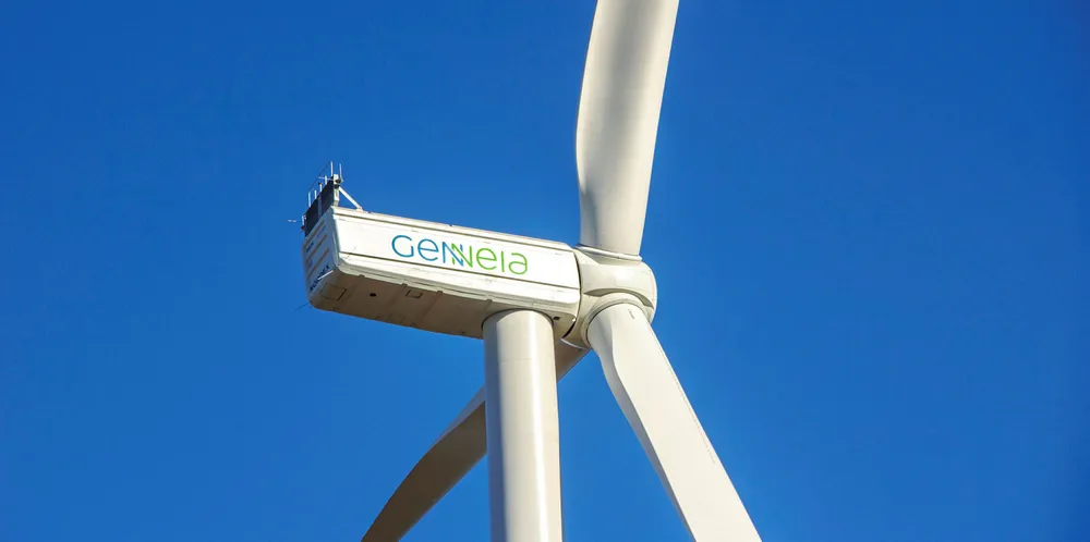 Nordex N149 turbines in Genneia's Chubut wind farms in Argentina.