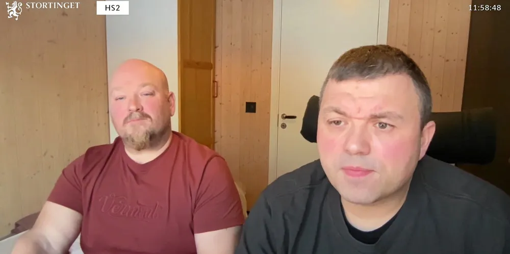 Nestleder Frode Robertsen og leder Svein Harald Holmen (høyre) i Vardø fiskarlag er kritiske til kvotemeldingen og det de mener er manglende tiltak for åpen gruppe.