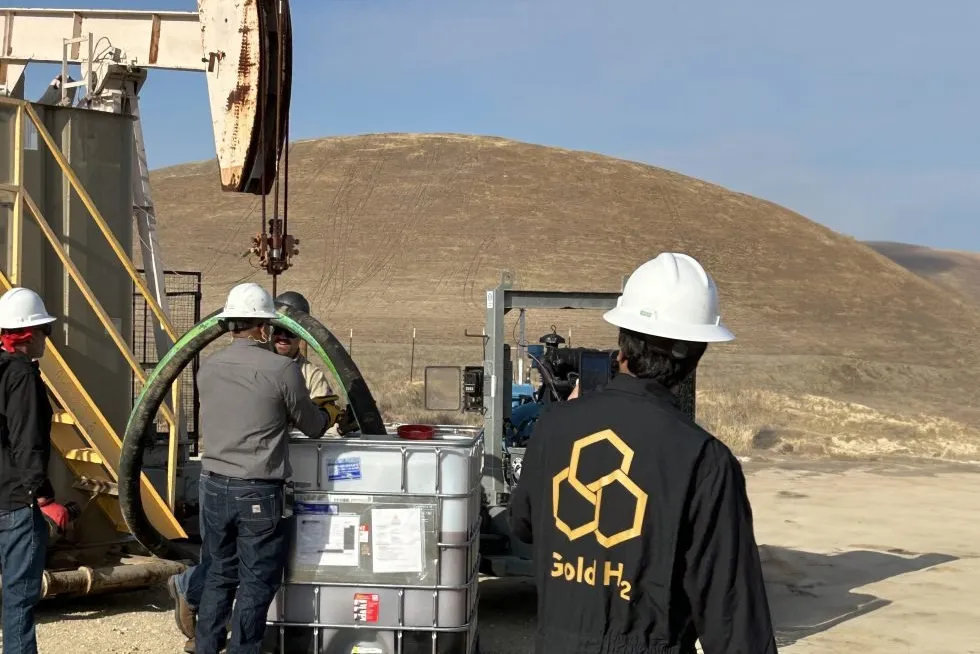Gold H2 carrying out its field test at a depleted oil well in California
