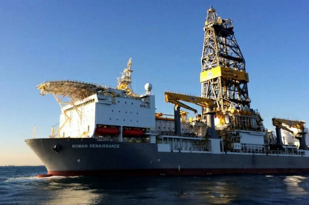 Drillship: the Rowan Renaissance handled the Petronas well