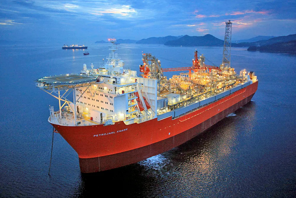 Lower throughput: Petrojarl Knarr FPSO Photo: TEEKAY