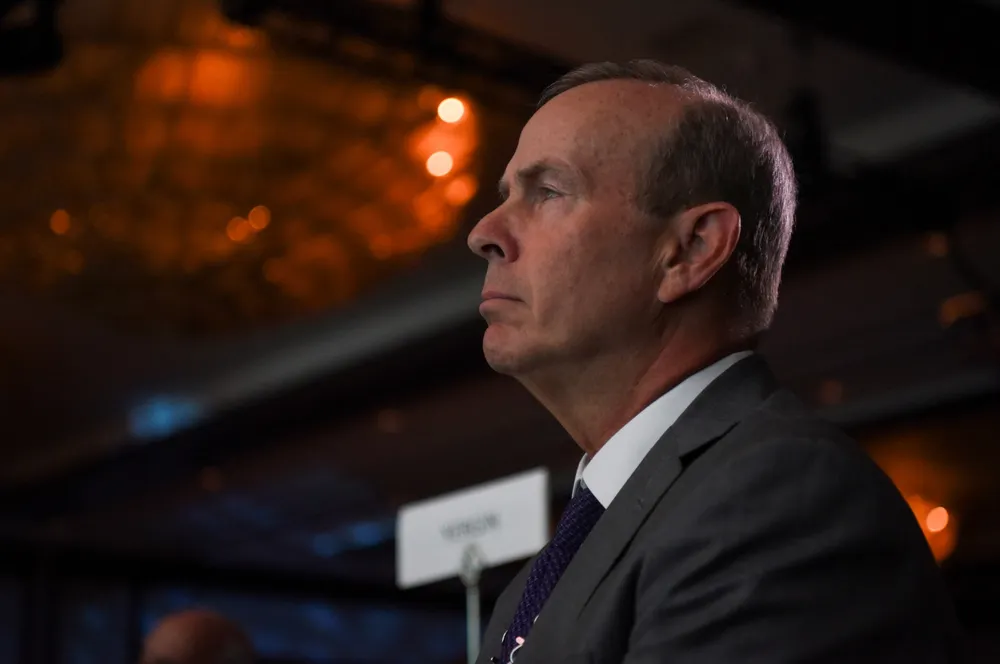Tensions high: Chevron chief executive Mike Wirth