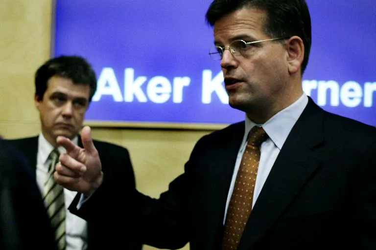Confident: company boss Martinus Brandal (front)