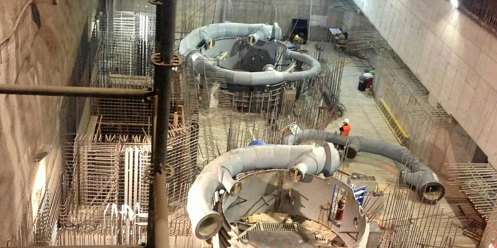 Konkurs: Her bygger Socolcos arbeidere vannkraftverket Quitaracsa (110 MW) for Rainpower Peru. Siden gikk Rainpower Peru konkurs.