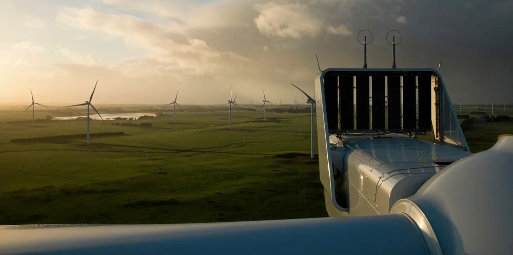 A Vestas V112 at Macarthur Windfarm in Australia