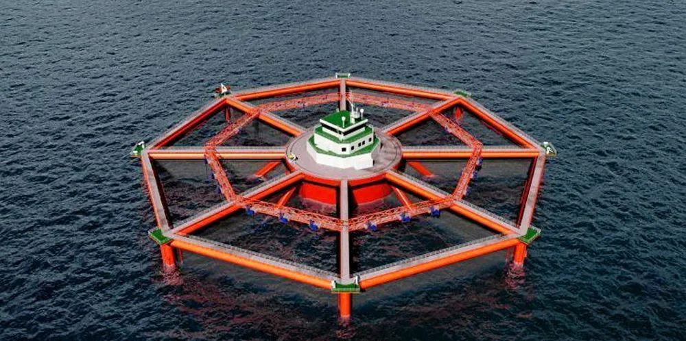 Offshorekonseptet Smart Fish Farm, tilhørende Salmar Aker Ocean.