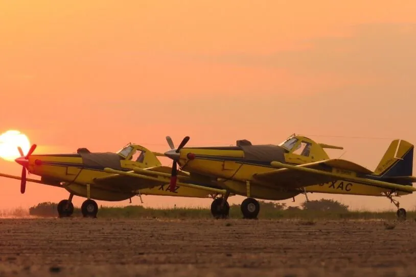 Xcalibur Smart Mapping's 'air tractors' carry out gravity surveys and are designed to allow for low-level flying in order to improve data resolution.