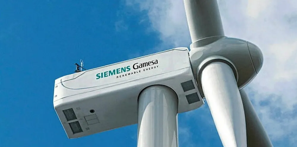 A Siemens Gamesa turbine in Brazil.