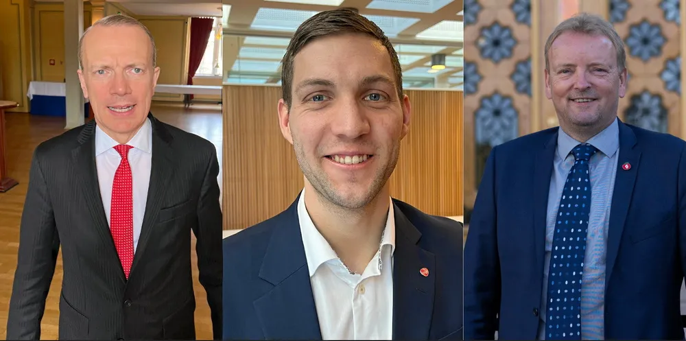 Vil ikke bremse Equinor-dominans i havvind-satsingen. Giles Dickson, WindEurope, Andreas Bjelland Eriksen, OED, Terje Halleland, Frp.