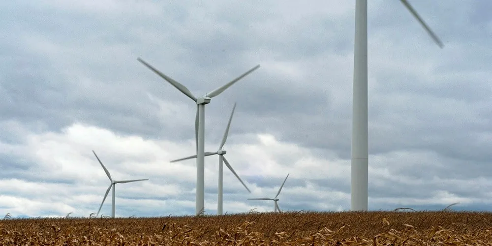 Wind turbines in upstate New York.