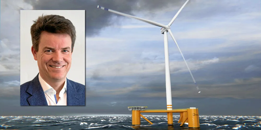 – Jo raskere man får bygd og testet ut nye turbiner til havs jo raskere vil man lykkes med flytende havvind, sier Per Lund i Odfjell Oceanwind.