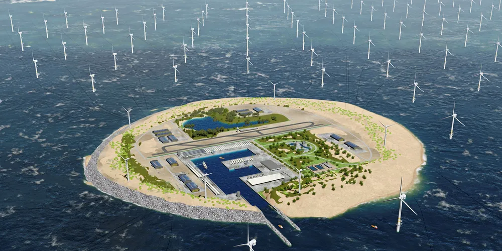 Artificial islands could form part of future meshed networks.