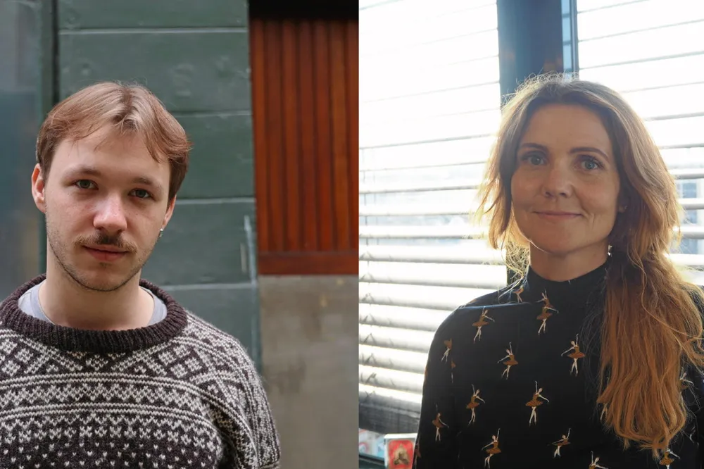 Gytis Blaževičius, leder Natur og Ungdom, og Mariann Frantsen, daglig leder i Pelagisk Forening.