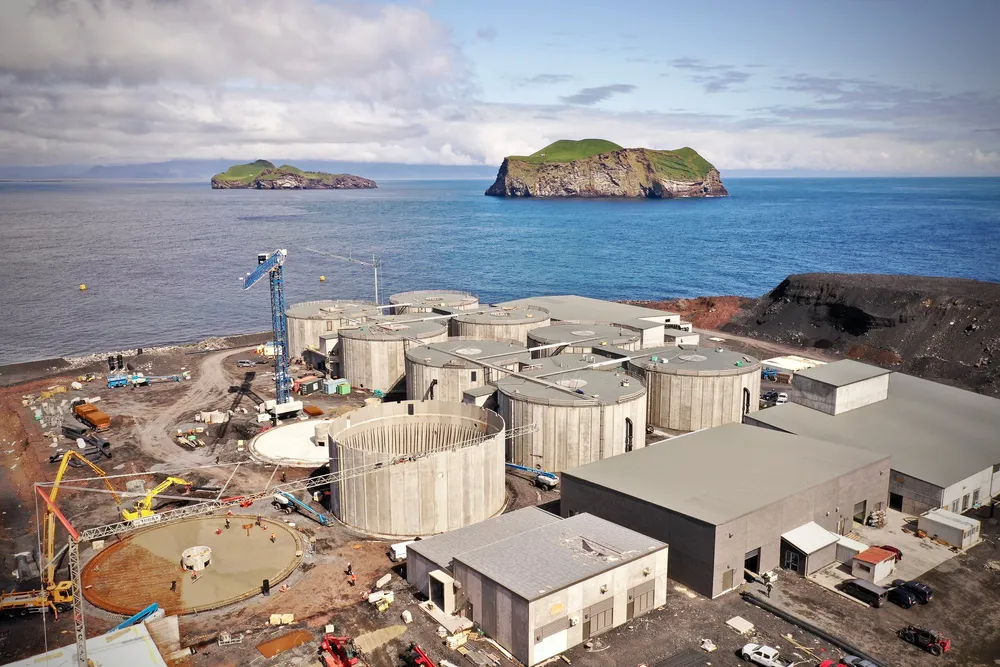 Laxey's facility is located on the Vestmannaeyjar archipelago off the southwest coast of Iceland.