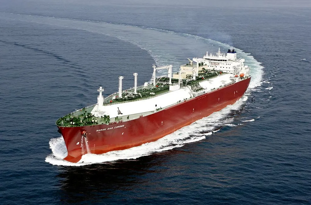 First up: The LNG carrier Maran Gas Coronis ships the commissioning cargo to the new Guangzhou Gas terminal.