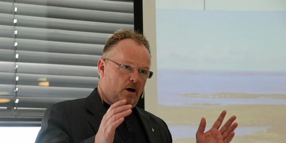 Norwegian Fisheries Minister Per Sandberg