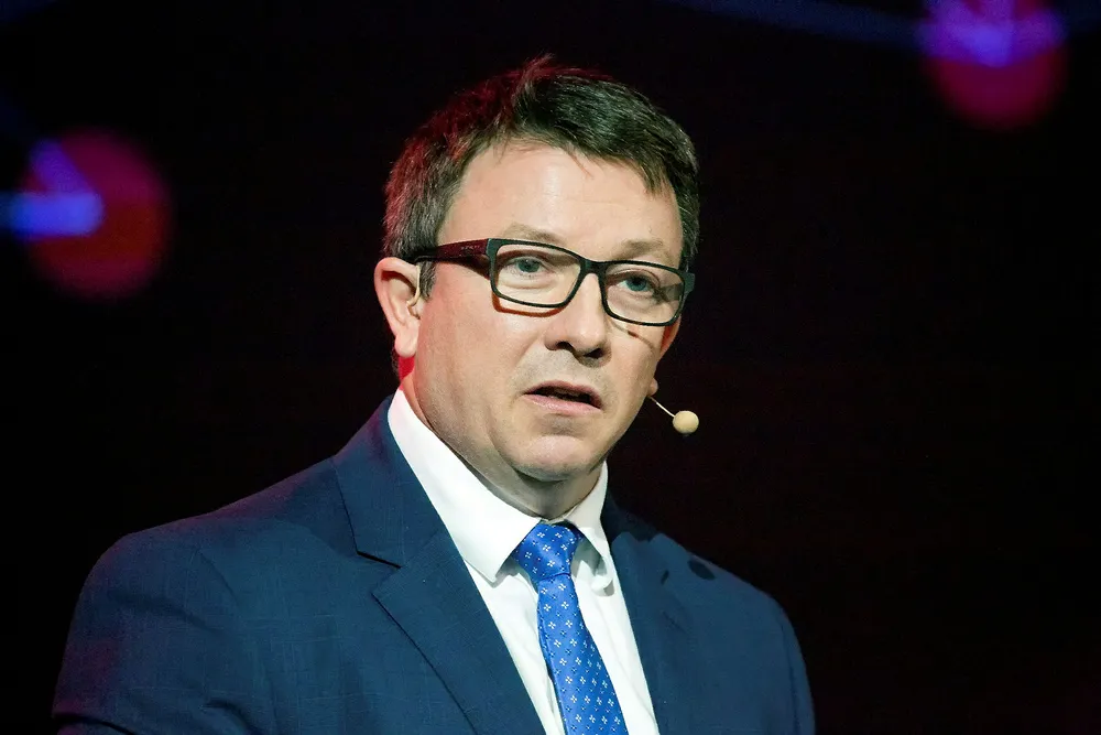 Technology: Aker BP chief executive Karl Johnny Hersvik