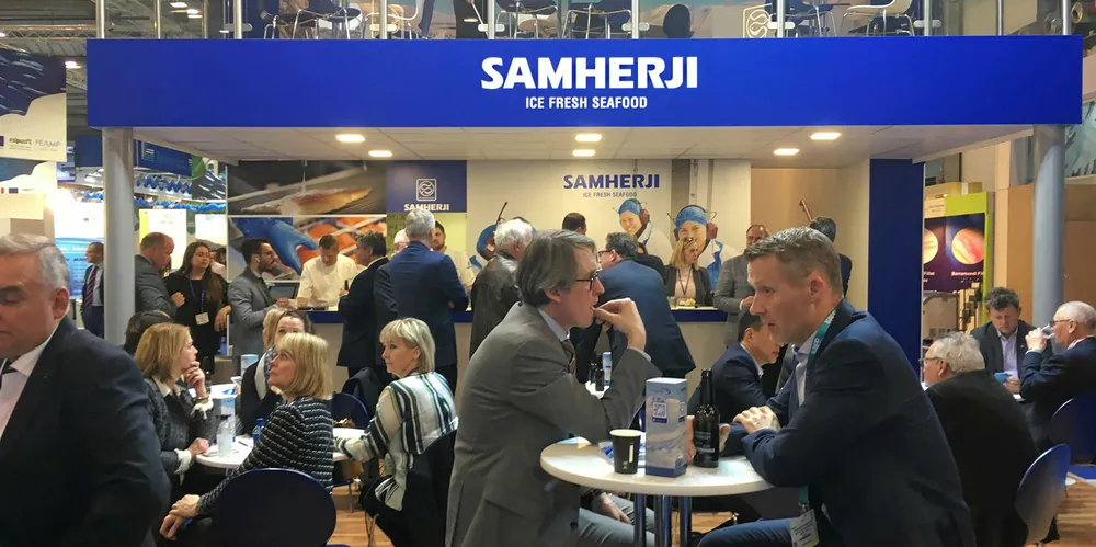 Samherji showcased its Icelandic products at a massive booth at Brussels Seafood Expo Global 2019 SEG.