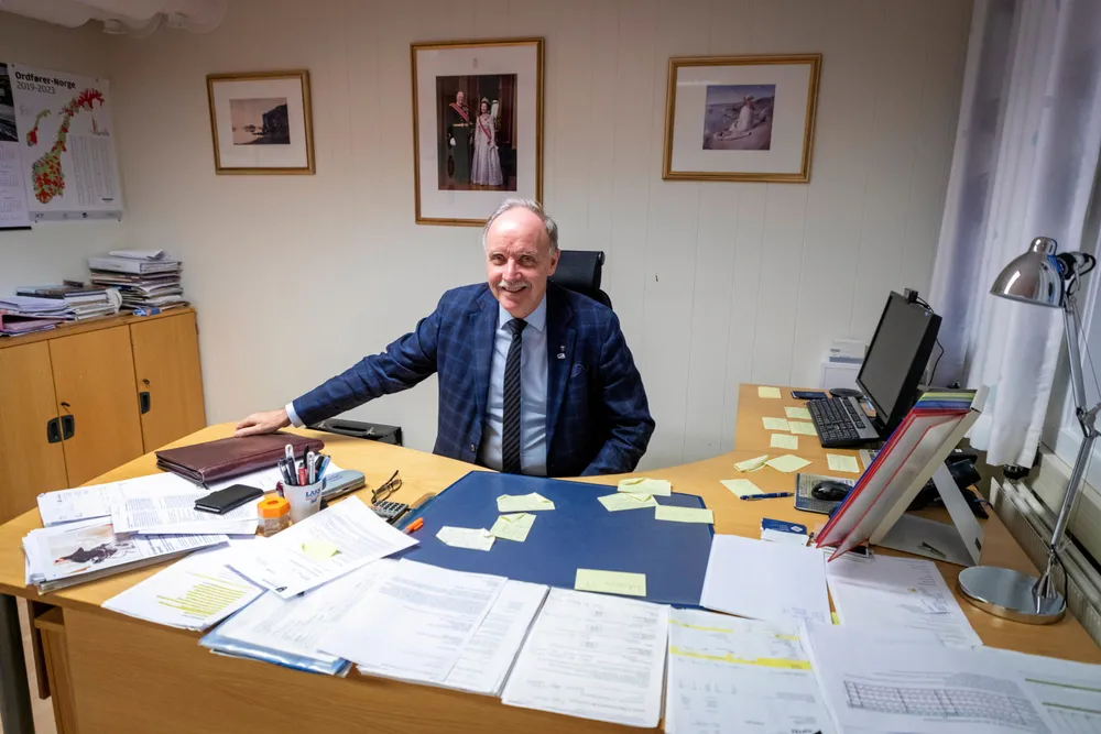 Ordfører Sture Pedersen i Bø har vært kjent for å legge til rette for lavere skatteutgifter i kommunen. Nå frykter han for konsekvensene grunnrenteskatt skal gi lokalt.