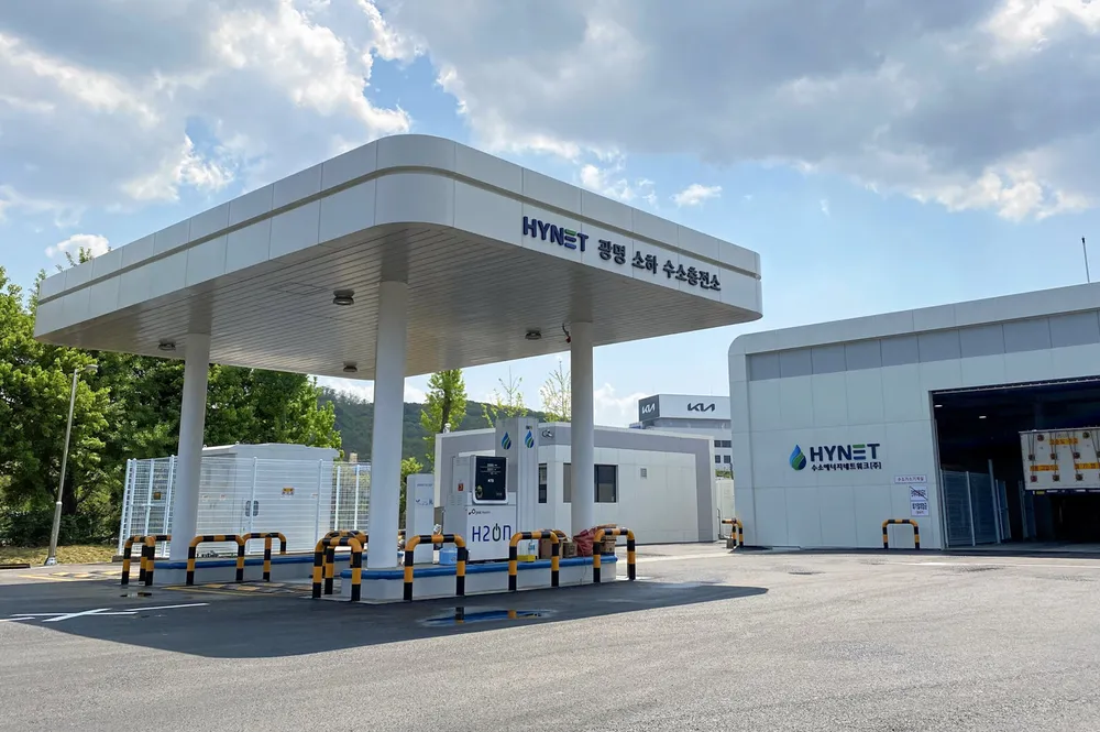 Hynet hydrogen filling station, South Korea.