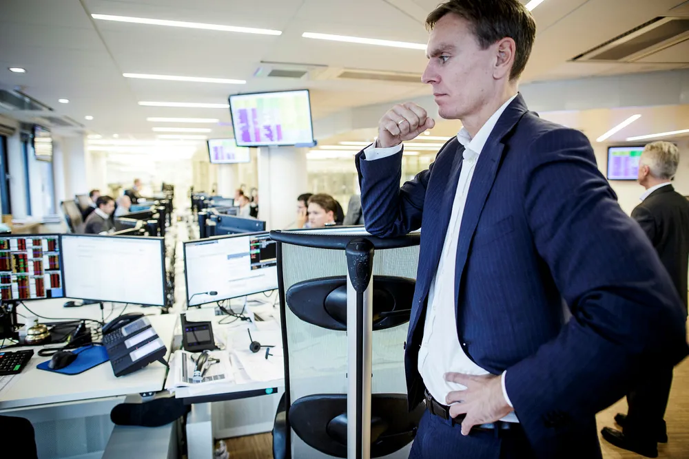 Aksjesjef Gaute Eie i ABG Sundal Collier frykter for bankene hvis koronakrisen varer lenge.