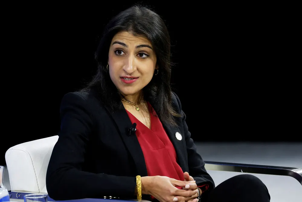 More questions: US Federal Trade Commission chairwoman Lina Khan.