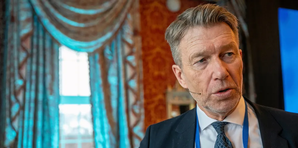 Sandefjordkonferansen. Terje Aasland - olje- og energiminister. . – Formålet med styringsmekanismen er å sikre tilgangen på kraft gjennom vintersesongen, sier statsråd Terje Aaland.