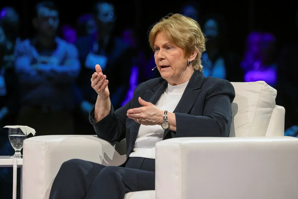 Occidental chief executive Vicki Hollub.