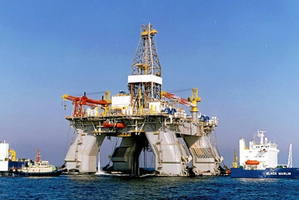 Terminated by Petronas: the semisub Transocean Nautilus