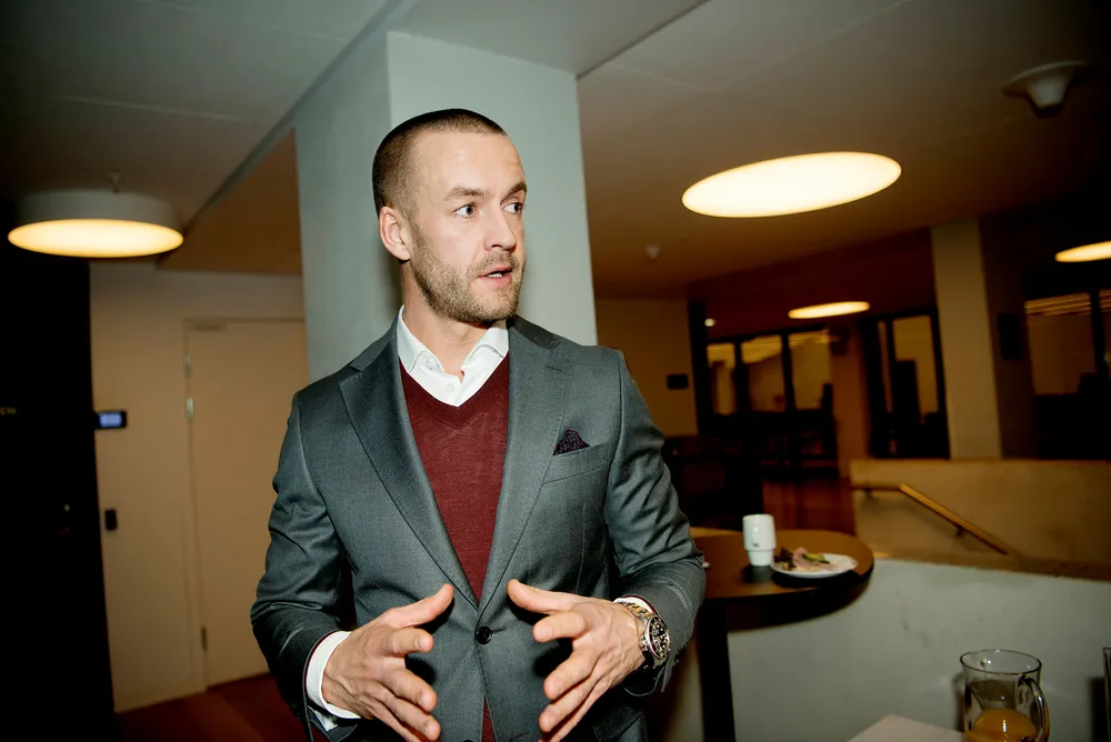 Administrerende direktør Andreas Martinussen i Solon Eiendom er fornøyd med resultatene. Foto: Mikaela Berg