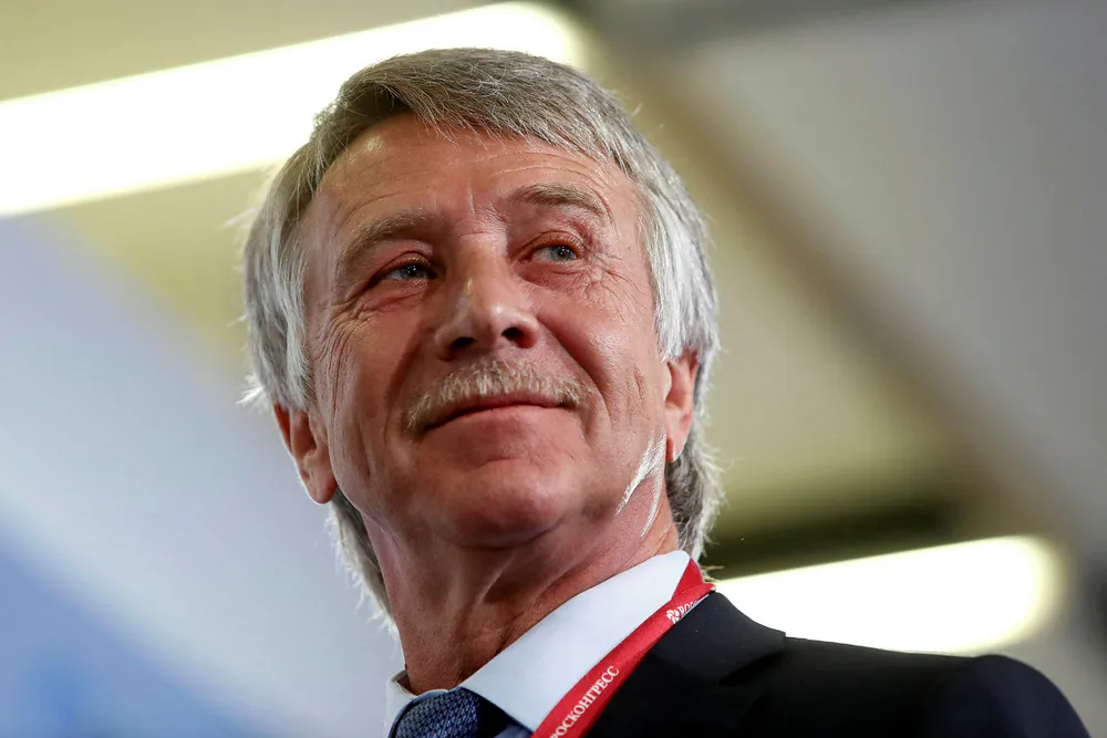 Logistics: Novatek executive board chairman Leonid Mikhelson