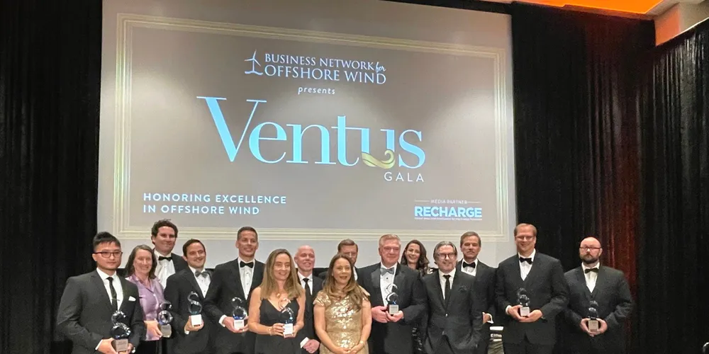 Ventus Gala. Award winners at the Ventus Gala.