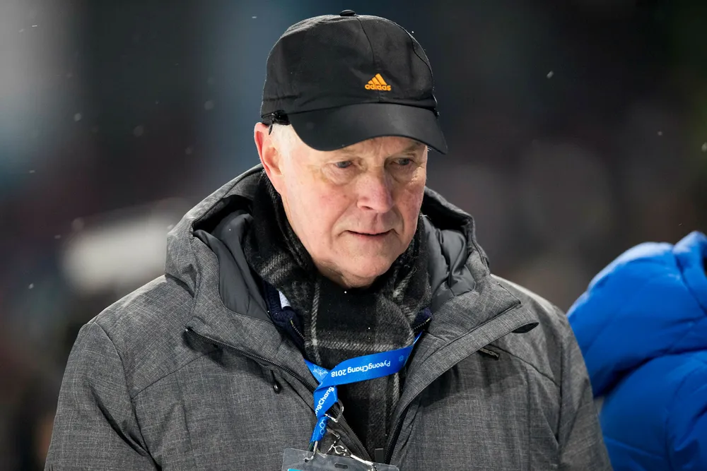 Anders Besseberg var fremdeles skiskytterpresident under vinter-OL i Pyeongchang i februar. Nå har han trukket seg. Foto: Terje Pedersen/NTB Scanpix