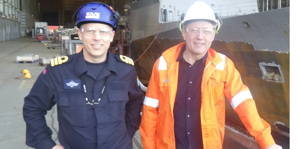 Tormod Nordeng og Westcons Deon Mortensen.