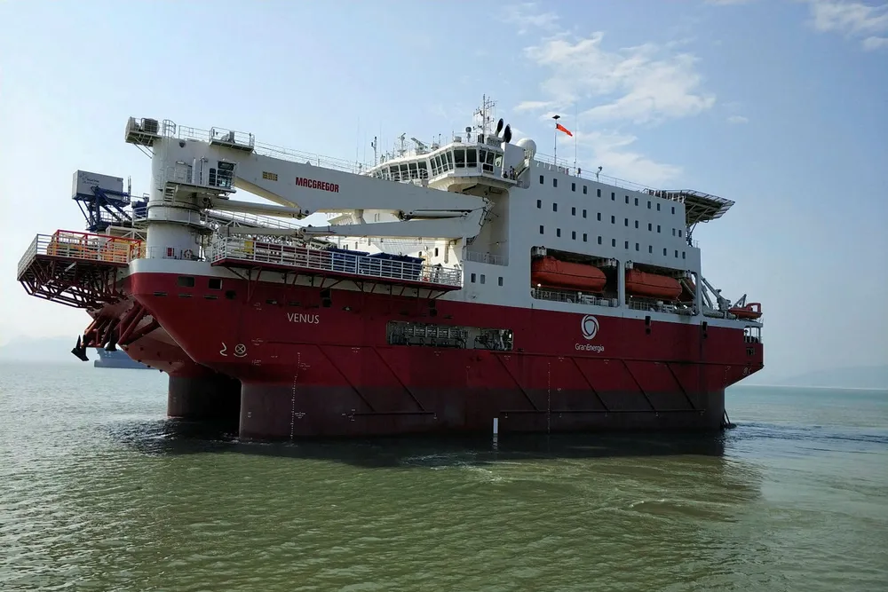 Bids out: the GranEnergia compact semi-submersible unit CSS Venus is one of the front-runners in a Modec tender for the charter of a flotel to work in Brazil