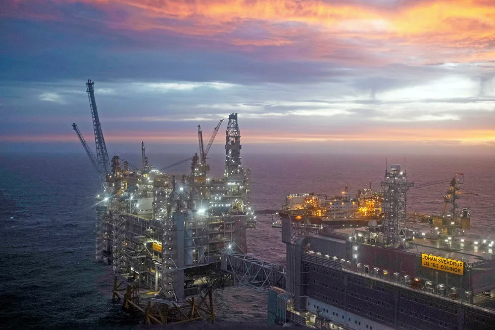 Big producer: Norway's Johan Sverdrup field
