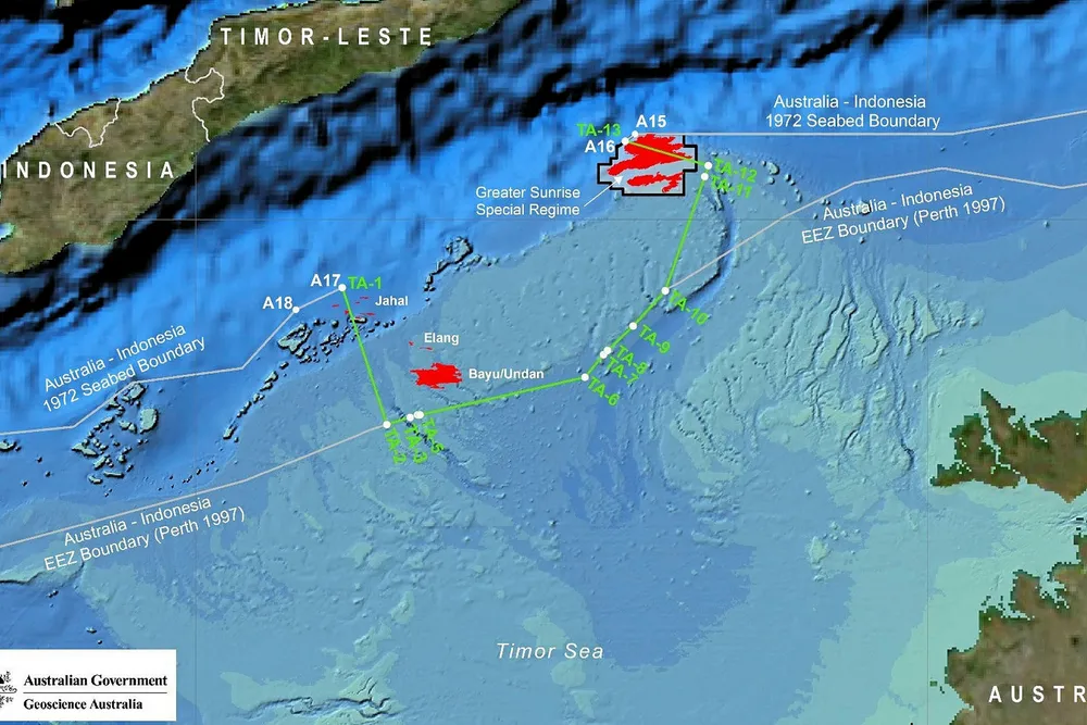 New boundary: between Timor-Leste and Australia